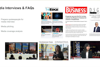 write press releases for company announcements