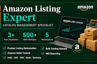 optimize amazon listings and manage catalog