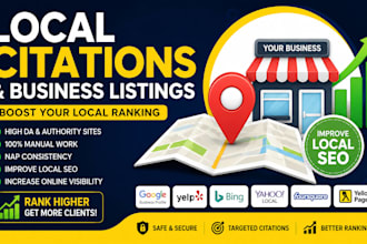 build local citations for local SEO ranking