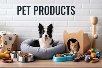 design modern pet shopify store for pet products and accessories