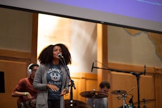 female gospel singer, vocalist or songwriter, for christian music production