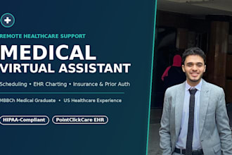 be your virtual medical assistant for scheduling and ehr support
