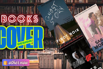created design your book cover with helping a canva