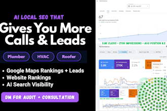 do ai SEO for plumbers, hvac, cleaners, and roofers for leads