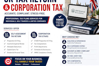 file your UK tax returns and corporation tax