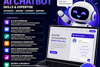 build chatbot for website and business