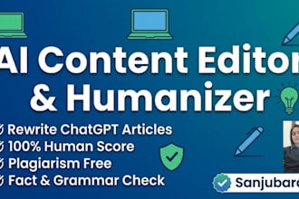 rewrite edit and humanize your chatgpt ai articles
