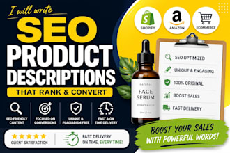 write SEO product descriptions that boost sales