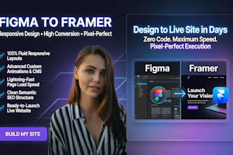 build responsive framer website design expert figma to framer web developer