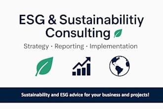 provide sustainability, energy, climate, and esg solutions