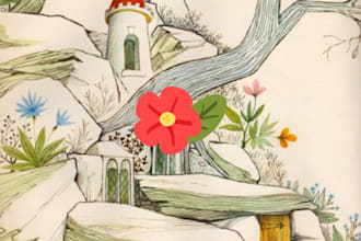 create ai generate kids story illustration for kids
