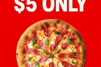 design modern pizza menu and restaurant flyer