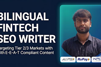 write SEO fintech articles or hindi b2b content for your brand