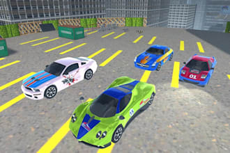 create develop imposible car stunt game with admob ads