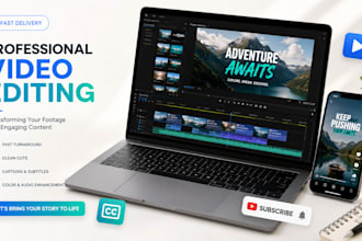 edit your youtube videos and shortform content with engaging cuts and graphics