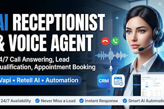build ai receptionist, ai voice agent, vapi ai caller and retell ai agent