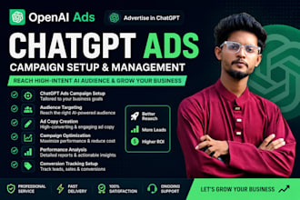 set up and manage chatgpt ads campaigns for your business