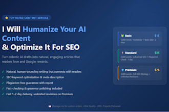 humanize ai content and optimize it for SEO