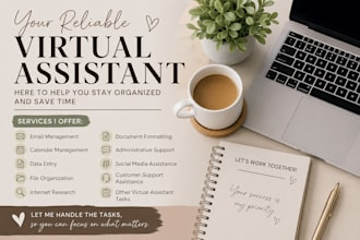 be your personal virtual assistant for daily administrative tasks
