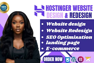 hostinger website design word press website design