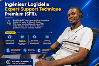 be your french customer support agent for shopify or gorgias