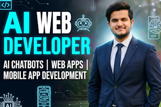 create modern ai websites, chatbots, and mobile app solutions
