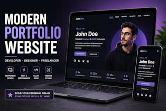 build a personal portfolio website
