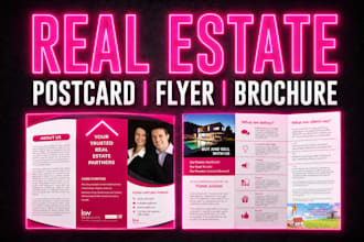 brochure design trifold brochure real estate brochure flyer design booklet