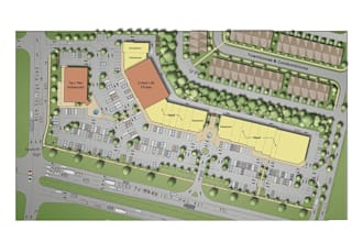 render architectural site plan, master plan, landscape plan