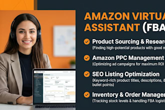 be your amazon virtual assistant for amazon fba