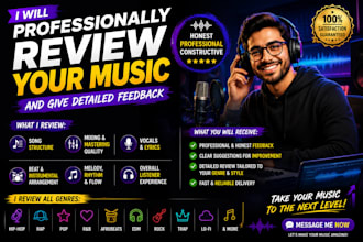 professionally review your music and give detailed feedback