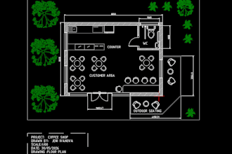 redraw your sketch into a professional floor plan