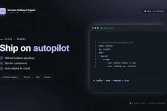 ci cd pipeline setup and automated deployment workflow
