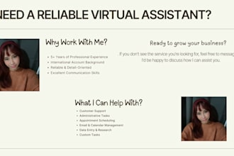 be your dedicated virtual assistant for business support