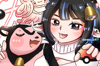 draw normal bust up character