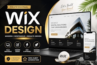 design wix or redesign wix website for business