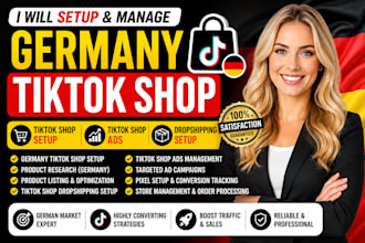 setup germany tiktok shop manage german tiktok shop ads tiktok shop dropshipping