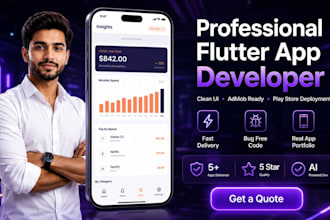 build a professional flutter android app with clean UI and admob monetization