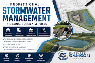design professional stormwater management and drainage plans