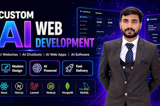 develop ai website, ai chatbot, ai web application, or ai software