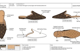design shoe sneaker tech pack footwear boots heels slippers
