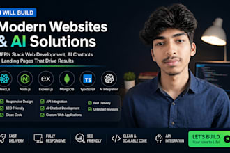 develop a full stack mern web application