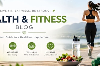 write SEO health and fitness blog posts and articles
