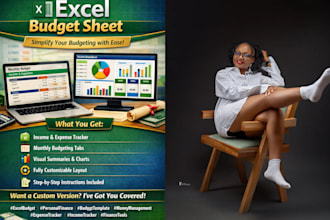 excel spreadsheet, personal finance, budget planner and expense tracker