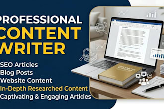 write SEO blog posts , articles and wedding speeches