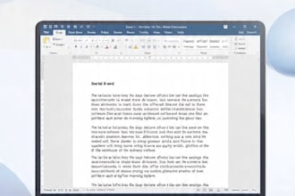 type PDF to word, excel data entry and copy typing fast