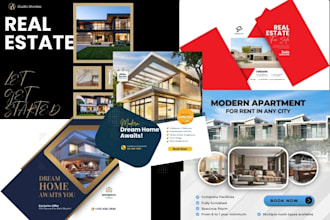 design real estate land land listing marketing brochure, buyer seller guidebook