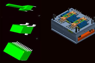 design injection mold, product design, dfm analysis, and plastic parts