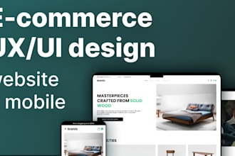 develop your ecommerce app and website or online store