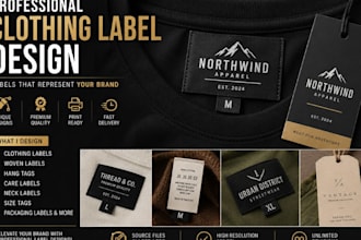 design clothing labels and hang tags